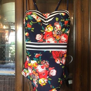 RAD Swim Floral one piece swimsuit